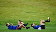 7 October 2015; France's Frederic Michalak, left, and Morgan Parra during squad training. France Rugby Squad Training, 2015 Rugby World Cup, Vale Resort, Hensol, Wales. Picture credit: Brendan Moran / SPORTSFILE