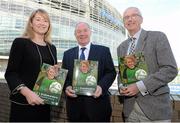 8 October 2015; Sarah O'Shea, FAI Deputy CEO, Michael Ring, Minister of State at the Department of Transport, Tourism and Sport, and John Treacy, CEO of Sport Ireland at the FAI Stakeholders Conference. Lansdowne RFC, Lansdowne Road, Dublin. Picture credit: Cody Glenn / SPORTSFILE