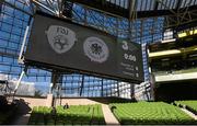 8 October 2015; A general view of the scoreboard before the game. UEFA EURO 2016 Championship Qualifier, Group D, Republic of Ireland v Germany. Aviva Stadium, Lansdowne Road, Dublin. Picture credit: David Maher / SPORTSFILE