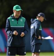 9 October 2015; Ireland head coach Joe Schmidt during squad training. 2015 Rugby World Cup, Ireland Rugby Squad Training. Newport High School, Newport, Wales. Picture credit: Brendan Moran / SPORTSFILE