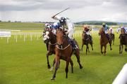 23 May 2009; Emily Blake, with Johnny Murtagh up, races clear of the field on their way to winning the TRI Equestrian Stakes. Boylesports.com Irish Guineas Festival 2009, Curragh Racecourse, Co. Kildare. Picture credit: Pat Murphy / SPORTSFILE