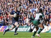 23 May 2009; Rocky Elsom, Leinster, in action against Alesana Tuilagi, Leicester Tigers. Heineken Cup Final, Leinster v Leicester Tigers, Murrayfield Stadium, Edinburgh, Scotland. Picture credit: Brendan Moran / SPORTSFILE