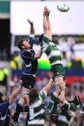 23 May 2009; Malcolm O'Kelly, Leinster, contests a lineout with Ben Kay, Leicester Tigers. Heineken Cup Final, Leinster v Leicester Tigers, Murrayfield Stadium, Edinburgh, Scotland. Picture credit: Brendan Moran / SPORTSFILE