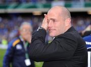 23 May 2009; Leinster's injured out-half Felipe Contepomi wipes away a tear after the game. Heineken Cup Final, Leinster v Leicester Tigers, Murrayfield Stadium, Edinburgh, Scotland. Picture credit: Brendan Moran / SPORTSFILE