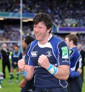 23 May 2009; Leinster's Shane Horgan celebrates after the game. Heineken Cup Final, Leinster v Leicester Tigers, Murrayfield Stadium, Edinburgh, Scotland. Picture credit: Brendan Moran / SPORTSFILE