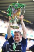 23 May 2009; Leinster's Brian O'Driscoll celebrates with the cup. Heineken Cup Final, Leinster v Leicester Tigers, Murrayfield Stadium, Edinburgh, Scotland. Picture credit: Ray McManus / SPORTSFILE