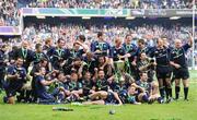 23 May 2009; The Leinster team celebrate with the cup. Heineken Cup Final, Leinster v Leicester Tigers, Murrayfield Stadium, Edinburgh, Scotland. Picture credit: Ray McManus / SPORTSFILE