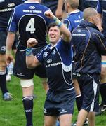 23 May 2009; Leinster's Shane Horgan celebrates after the game. Heineken Cup Final, Leinster v Leicester Tigers, Murrayfield Stadium, Edinburgh, Scotland. Picture credit: Matt Browne / SPORTSFILE