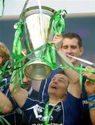 23 May 2009; Leinster's Brian O'Driscoll celebrates with the Heineken Cup after the game. Heineken Cup Final, Leinster v Leicester Tigers, Murrayfield Stadium, Edinburgh, Scotland. Picture credit: Brendan Moran / SPORTSFILE