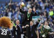 23 May 2009; Leinster's Felipe Contepomi celebrates with the cup. Heineken Cup Final, Leinster v Leicester Tigers, Murrayfield Stadium, Edinburgh, Scotland. Picture credit: Ray McManus / SPORTSFILE