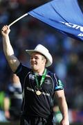23 May 2009; Leinster's Cian Healy celebrates after the game. Heineken Cup Final, Leinster v Leicester Tigers, Murrayfield Stadium, Edinburgh, Scotland. Picture credit: Ray McManus / SPORTSFILE
