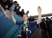 23 May 2009; Leinster's Brian O'Driscoll celebrates. Heineken Cup Final, Leinster v Leicester Tigers, Murrayfield Stadium, Edinburgh, Scotland. Picture credit: Richard Lane  / SPORTSFILE