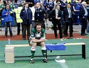23 May 2009; Julien Dupuy, Leicester Tigers, shows his dejection. Heineken Cup Final, Leinster v Leicester Tigers, Murrayfield Stadium, Edinburgh, Scotland. Picture credit: Richard Lane / SPORTSFILE