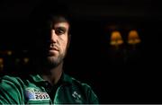 9 October 2015; Ireland's Conor Murray poses for a portrait after a press conference. 2015 Rugby World Cup, Ireland Rugby Press Conference. Celtic Manor Resort, Newport, Wales. Picture credit: Brendan Moran / SPORTSFILE