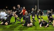 9 October 2015; Dundalk players celebrate their team's victory. SSE Airtricity League, Premier Division, Shamrock Rovers v Dundalk. Tallaght Stadium, Tallaght, Co. Dublin. Picture credit: Seb Daly / SPORTSFILE