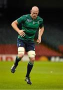 10 October 2015; Ireland captain Paul O'Connell during the captain's run. Ireland Rugby Squad Captain's Run, Millennium Stadium, Cardiff, Wales. Picture credit: Brendan Moran / SPORTSFILE