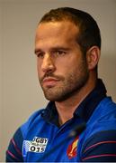 10 October 2015; France's Frederic Michalak during a press conference. Millennium Stadium, Cardiff, Wales. Picture credit: Brendan Moran / SPORTSFILE