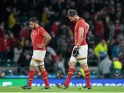 10 October 2015; Wales's players Luke Charteris and Taulupe Faletau after the game. 2015 Rugby World Cup, Pool A, Australia v Wales. Twickenham Stadium, London, England. Picture credit: Matt Browne / SPORTSFILE