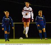 10 October 2015; Lisa Casserly, Galway WFC, celebrates scoring her sides second goal. Continental Tyres Women's National League, Peamount United v Galway WFC. Peamount United, Greenogue, Co. Dublin. Picture credit: Piaras Ó Mídheach / SPORTSFILE