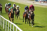 24 May 2009; L'lmpresario, with Kevin Manning up, right, races clear of the field to win the Boylesports 143 Shops Nationwide Maiden. Boylesports.com Irish Guineas Festival 2009, Curragh Racecourse, Co. Kildare. Picture credit: Pat Murphy / SPORTSFILE