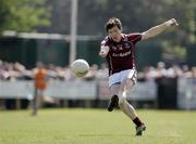 24 May 2009; Michael Meehan, Galway, kicks a free. Connacht GAA Football Senior Championship, First Round, London v Galway, Emerald Park, Ruislip, London. Picture credit: Tim Hales / SPORTSFILE