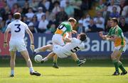 24 May 2009; Sean Ryan, Offaly, in action against Emmet Bolton, Kildare. Leinster GAA Football Senior Championship, First Round, Kildare v Offaly, O'Moore Park, Portlaoise, Co. Laois. Photo by Sportsfile