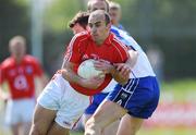 24 May 2009; John Miskella, Cork, in action against Ger Power, Waterford. Munster GAA Football Senior Championship Quarter-Final, Cork v Waterford, Fraher Field, Dungarvan, Co. Waterford. Picture credit: Matt Browne / SPORTSFILE