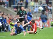 24 May 2009; Damien Freeman, Monaghan, in action against James Kielt, Derry. Ulster GAA Football Senior Championship Quarter-Final, Derry v Monaghan, Celtic Park, Derry. Picture credit: Daire Brennan / SPORTSFILE