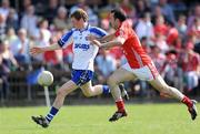 24 May 2009; Liam O Lionnain, Waterford, in action against Kieran O'Connor, Cork. Munster GAA Football Senior Championship Quarter-Final, Cork v Waterford, Fraher Field, Dungarvan, Co. Waterford. Picture credit: Matt Browne / SPORTSFILE