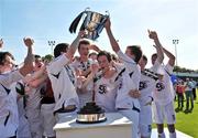 24 May 2009; Belvedere FC players celebrate as they lift the cup. FAI Umbro Under-17 Cup Final, Belvedere FC v Kilmallock United,Tolka Park, Dublin. Picture credit: John Barrington / SPORTSFILE