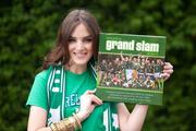 25 May 2009; Former Miss Ireland Blathnaid McKenna at the launch of “Ireland’s Grand Slam Season”, a pictorial record of the 2009 Six Nations campaign, as captured by the Sportsfile photographers, which is on sale now, priced €24.95, from leading book stores across the country. Picture credit: David Maher / SPORTSFILE