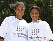 24 May 2009; Sisters Teka, who finished third, and winner Azmeara Gebrezgi, both DSD A.C, after the Adamstown 8k Road Race. Adamstown, Lucan, Co. Dublin. Picture credit: Tomas Greally / SPORTSFILE