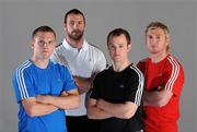 26 May 2009; Off Pitch Focus: Dublin footballer Tomas Quinn, Waterford hurler Dan Shanahan, Kilkenny hurler Tommy Walsh and Tyrone footballer Owen Mulligan took some time out from their busy training schedule ahead of the upcoming championship openers to launch the latest adidas 3-Stripe Essentials range. Dublin. Picture credit: Brendan Moran / SPORTSFILE