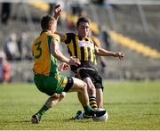 11 October 2015; Cathal Kenny, right, Mountbellew-Moylough, in action against Kieran Fitzgerald, Corofin. Galway County Senior Football Championship Final, Mountbellew/Moylough v Corofin. Tuam Stadium, Tuam, Co. Galway. Picture credit: Sam Barnes / SPORTSFILE