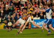 11 October 2015; John Murtagh, Crossmaglen Rangers, in action against  Mark McConville, Armagh Harps. Armagh County Senior Football Championship Final, Crossmaglen Rangers v Armagh Harps. Athletic Grounds, Armagh. Picture credit: Oliver McVeigh / SPORTSFILE