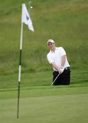 28 May 2009; Ireland's Shane Lowry plays a chip shot during the European Open Golf Championship. The London Golf Club, Ash, Kent, England. Picture credit: Tim Hales / SPORTSFILE