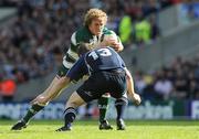 23 May 2009; Sam Vesty, Leicester Tigers, in action against Brian O'Driscoll, Leinser. Heineken Cup Final, Leinster v Leicester Tigers, Murrayfield Stadium, Edinburgh, Scotland. Picture credit: Ray McManus / SPORTSFILE