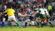 23 May 2009; Gordon D'Arcy, Leinster, in action against Leicester Tigers. Heineken Cup Final, Leinster v Leicester Tigers, Murrayfield Stadium, Edinburgh, Scotland. Picture credit: Ray McManus / SPORTSFILE