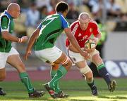 30 May 2009; Paul O'Connell, British and Irish Lions, in action against Devon Raubenheimer, Royal XV. British and Irish Lions v Royal XV, Royal Bafokeng Sports Palace, Phokeng, Nr Rustenburg, South Africa. Picture credit: Seconds Left / SPORTSFILE