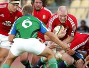 30 May 2009; Paul O'Connell, British and Irish Lions, in action against Wilhelm Koch, Royal XV. British and Irish Lions v Royal XV, Royal Bafokeng Sports Palace, Phokeng, Nr Rustenburg, South Africa. Picture credit: Seconds Left / SPORTSFILE
