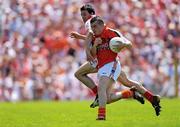 31 May 2009; Kevin O'Rourke, Armagh, in action against PJ Quinn, Tyrone. Ulster GAA Football Senior Championship Quarter-Final, Tyrone v Armagh, St. Tiernach's Park, Clones, Co.Monaghan. Photo by Sportsfile