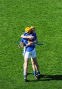 31 May 2009; Padraic Maher, no.6, and Lar Corbett celebrate Tipperary's victory. Munster GAA Hurling Senior Championship Quarter-Final, Tipperary v Cork, Semple Stadium, Thurles, Co. Tipperary. Picture credit: Ray McManus / SPORTSFILE