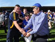 31 May 2009; Tipperary manager Liam Sheedy is congratulated by fans after the game. Munster GAA Hurling Senior Championship Quarter-Final, Tipperary v Cork, Semple Stadium, Thurles, Co. Tipperary. Picture credit: Brendan Moran / SPORTSFILE
