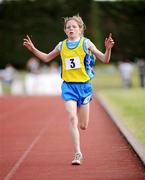 30 May 2009; Siofra Buttner, Colaiste Iosagain, Dublin, on her way to winning the Junior Girls 1500m. Irish Schools Track and Field Championships, Tullamore Harriers, Tullamore, Co. Offaly. Photo by Sportsfile