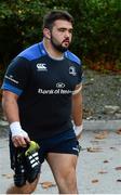 12 October 2015; Leinster's Marty Moore arrives for squad training. Leinster Rugby Squad Training. Rosemount, UCD, Belfield, Dublin. Picture credit: Piaras Ó Mídheach / SPORTSFILE
