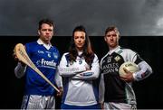 13 October 2015; Thurles Sarsfield and Tipperary hurling star Padraic Maher, left, Milford GAA and Cork Camogie star Ashling Thompson, centre, and Killarney Legion and Kerry football star James O’Donoghue, pictured at the launch of the #TheToughest AIB GAA Club Championships. As the newest sponsor of the GAA All-Ireland Football Championship, AIB is now proud to be backing both Club and County as GAA returns to its roots, where #TheToughest begins - the AIB GAA Club Championships. For exclusive content and to see why AIB are backing Club and County, follow us @AIB_GAA and on Facebook at Facebook.com/AIBGAA. Parnell's GAA Club, Coolock, Dublin. Picture credit: Ramsey Cardy / SPORTSFILE