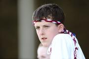 31 May 2009; A young Galway supporter watches on during the game. Leinster GAA Hurling Senior Championship Quarter-Final, Laois v Galway, O'Moore Park, Portlaoise, Co. Laois. Picture credit: Stephen McCarthy / SPORTSFILE