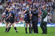 23 May 2009; Jonathan Sexton, Leinster, takes a drink. Heineken Cup Final, Leinster v Leicester Tigers, Murrayfield Stadium, Edinburgh, Scotland. Picture credit: Brendan Moran / SPORTSFILE