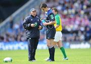 23 May 2009; Johnny Sexton, Leinster, takes a drink. Heineken Cup Final, Leinster v Leicester Tigers, Murrayfield Stadium, Edinburgh, Scotland. Picture credit: Matt Browne / SPORTSFILE