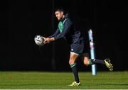 14 October 2015; Ireland's Conor Murray during squad training. Ireland Rugby Squad Training, Sophie Gardens, Cardiff, Wales. Picture credit: Brendan Moran / SPORTSFILE